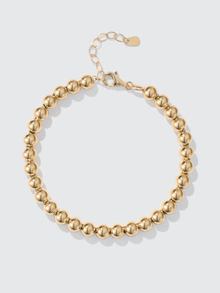 Beaded Sphere Bracelet | 18K Yellow Gold