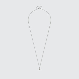 Diamond Adjustable Solitaire Necklace | PT900 Platinum