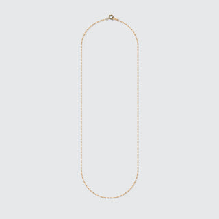 Shimmering Sequin Chain Necklace | 18K Yellow Gold